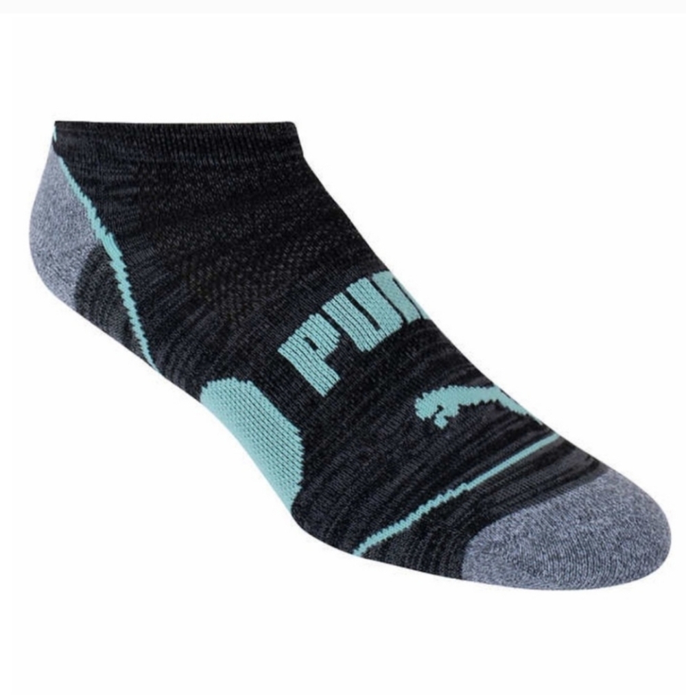 NWT Puma Ladies No Show Sock,‎ 10-pair Black 5-9.5 - Picture 5 of 6